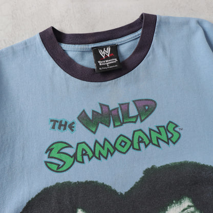 Vintage 2000s Wild Samoans WWE Tee - L