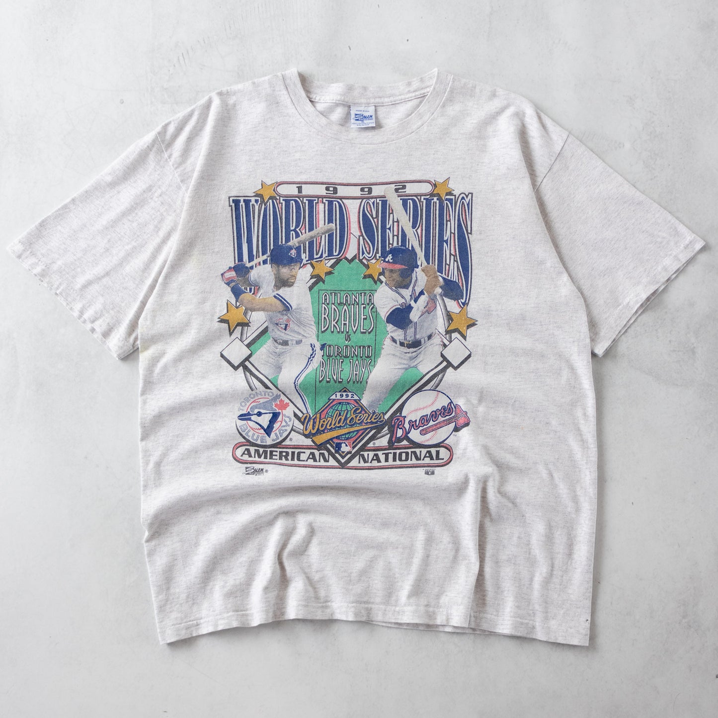 Vintage 1992 Braves vs Blue Jays MLB Salem Tee - XL