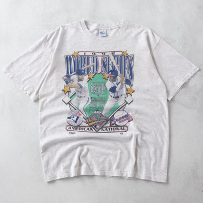 Vintage 1992 Braves vs Blue Jays MLB Salem Tee - XL