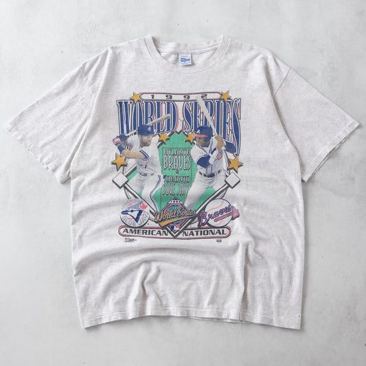 Vintage 1992 Braves vs Blue Jays MLB Salem Tee - XL