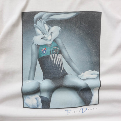 Port Adelaide Bugs Bunny Looney Tunes AFL Tee - 1996 (XL)