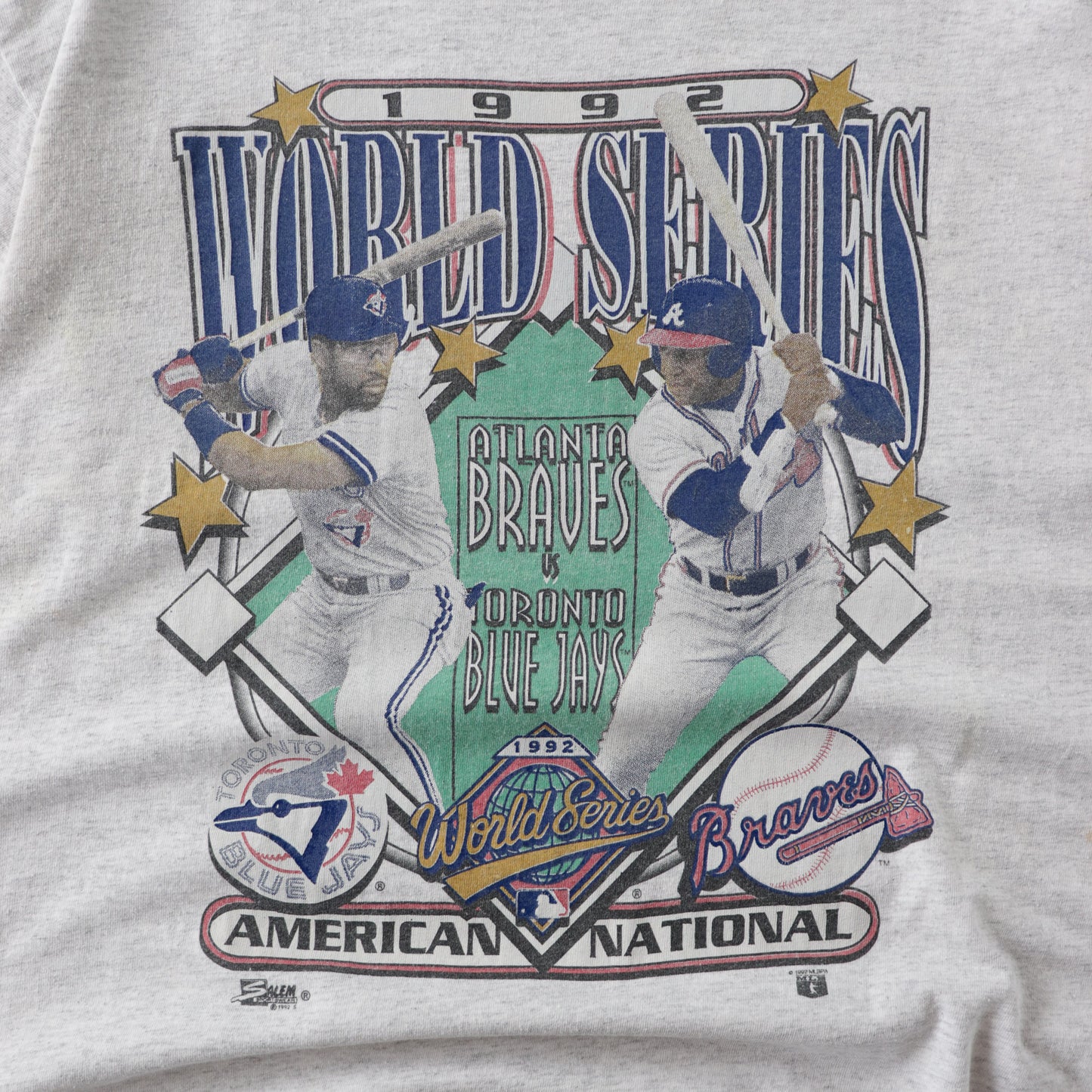Vintage 1992 Braves vs Blue Jays MLB Salem Tee - XL