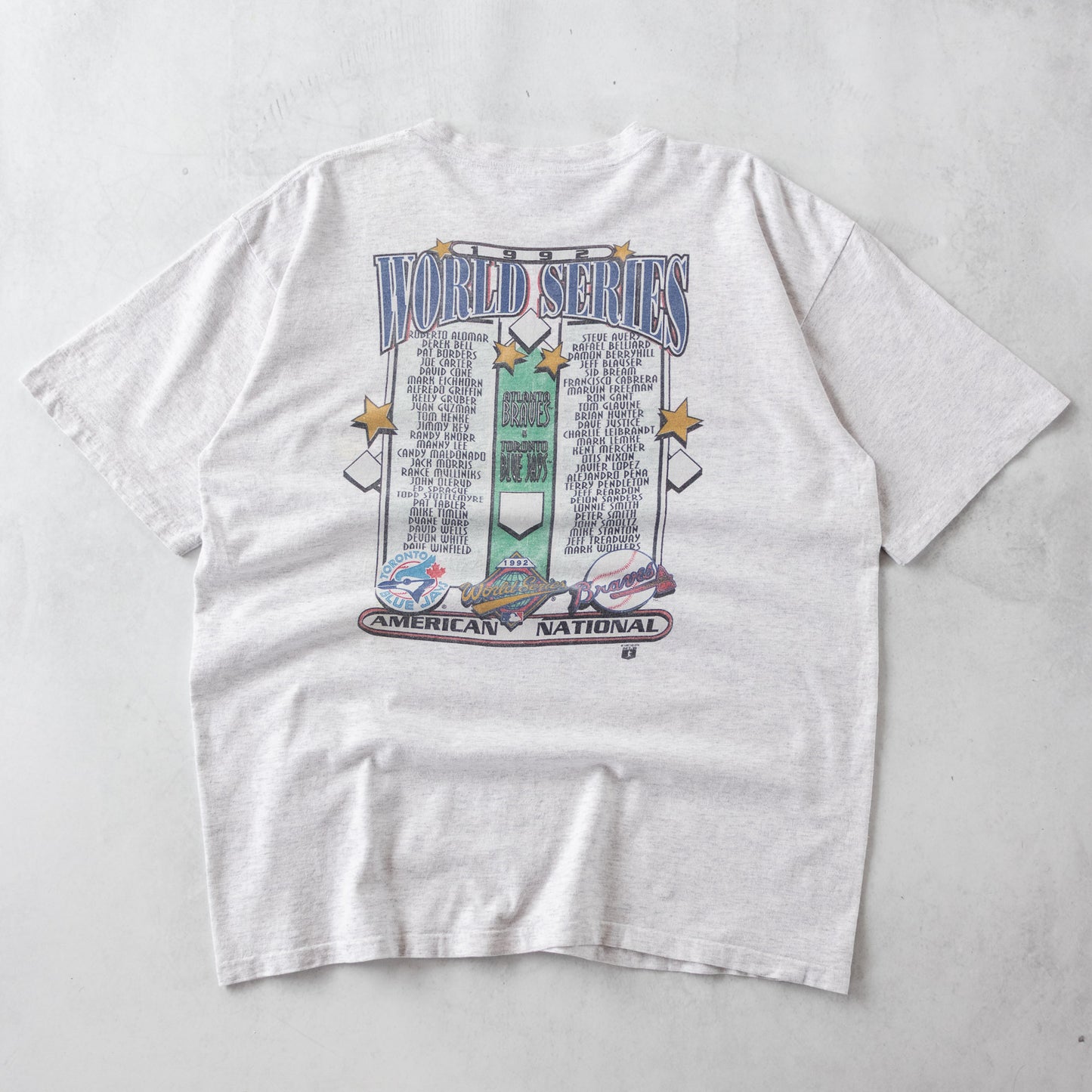 Vintage 1992 Braves vs Blue Jays MLB Salem Tee - XL