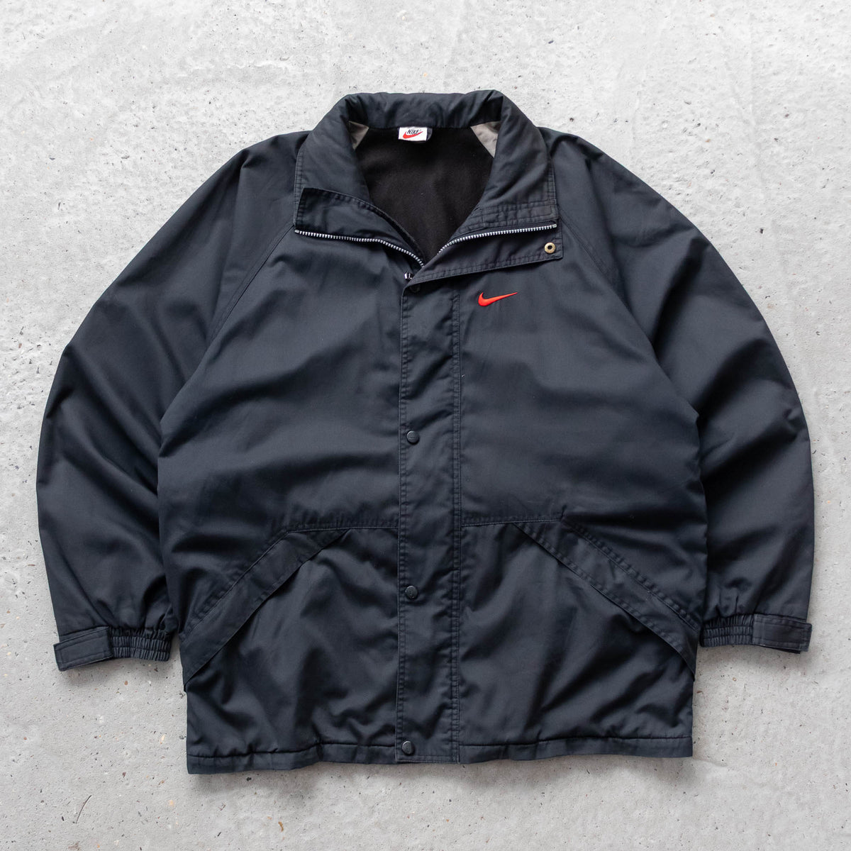 Nike Big Swoosh Fleece Lined Jacket - 90s (L)