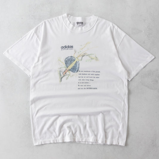 Vintage 90s Adidas Adventure Tee - L