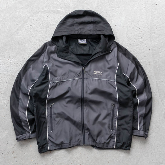 Umbro Diamond Logo Panelled Windbreaker Jacket - 90s (L)