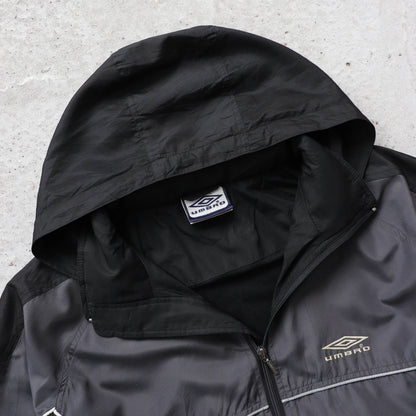 Umbro Diamond Logo Panelled Windbreaker Jacket - 90s (L)
