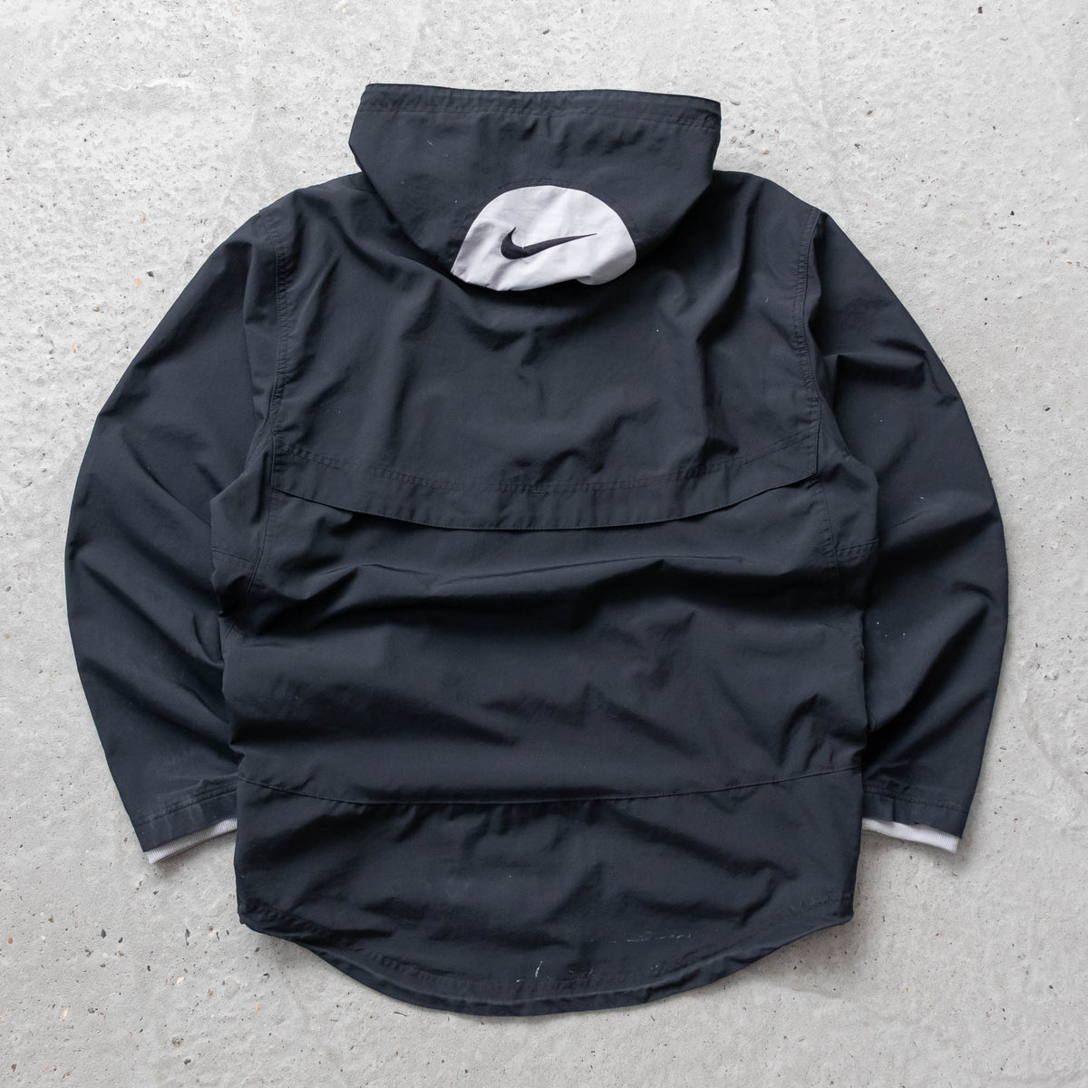 Nike Lacrosse 1/4 Zip Hooded Windbreaker Jacket - 2000s (S)