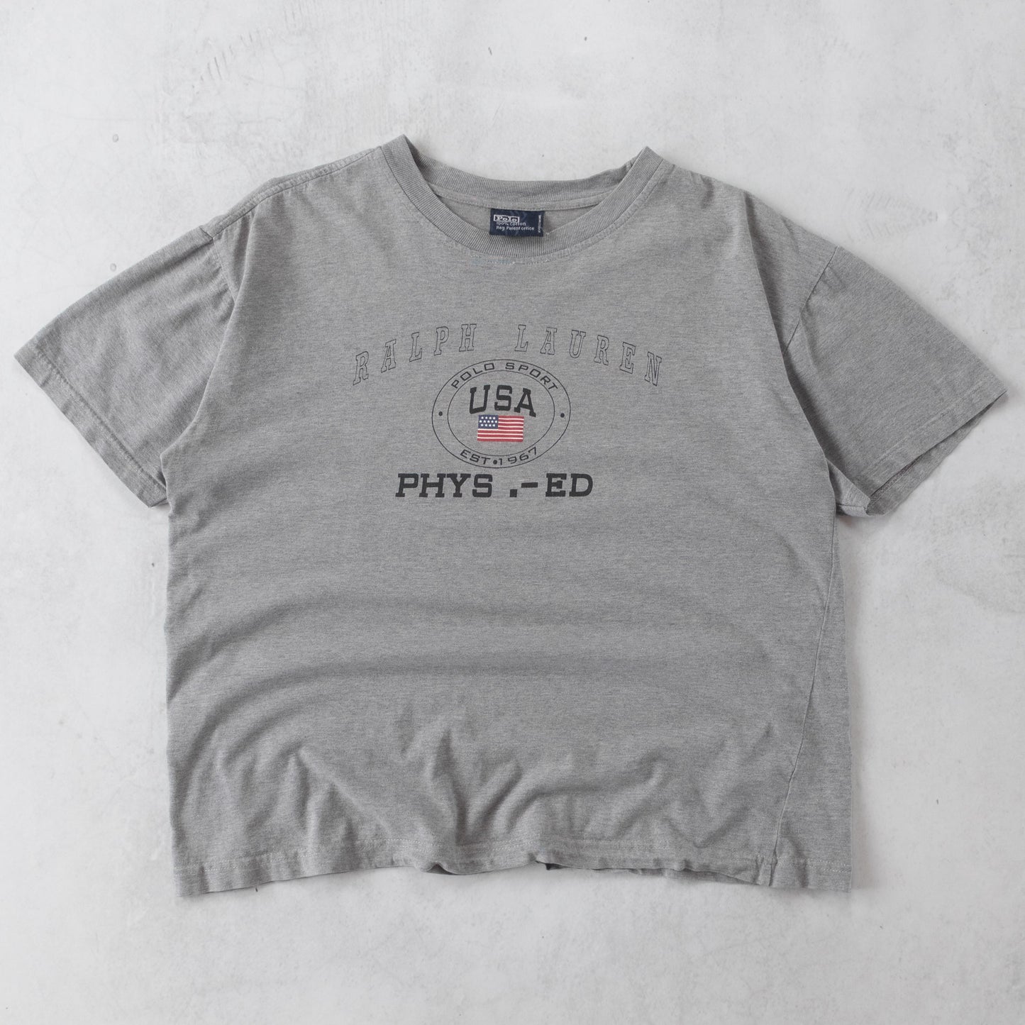 Vintage 90s Polo Ralph Lauren Phys Ed Tee - M