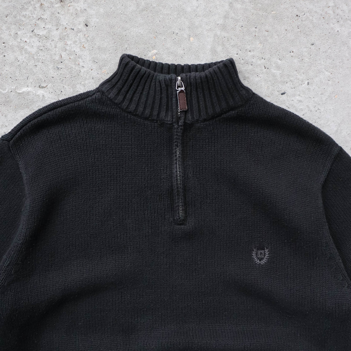 Chaps Ralph Lauren 1/4 Zip Knit Sweater - 2000s (L)