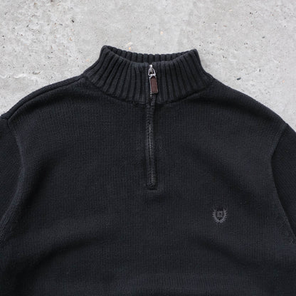 Chaps Ralph Lauren 1/4 Zip Knit Sweater - 2000s (L)