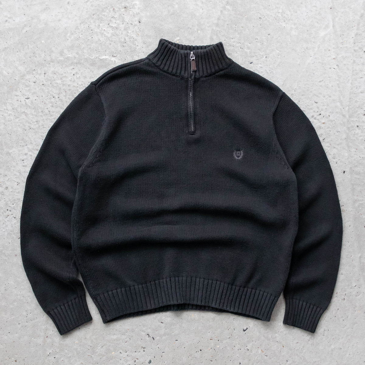 Chaps Ralph Lauren 1/4 Zip Knit Sweater - 2000s (L)