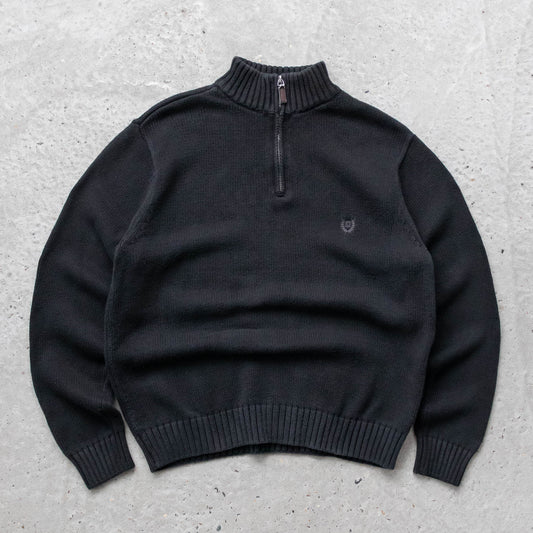 Chaps Ralph Lauren 1/4 Zip Knit Sweater - 2000s (L)