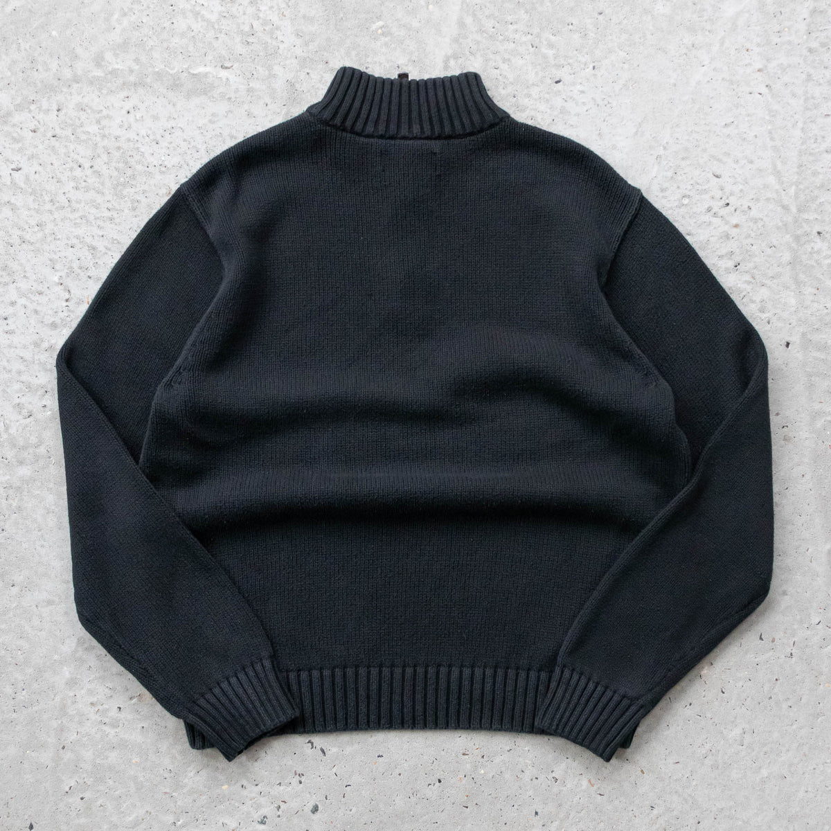 Chaps Ralph Lauren 1/4 Zip Knit Sweater - 2000s (L)