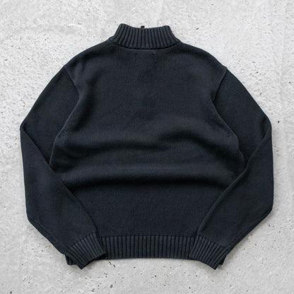 Chaps Ralph Lauren 1/4 Zip Knit Sweater - 2000s (L)
