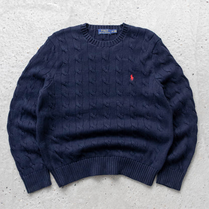 Polo Ralph Lauren Cable Knit Sweater - 2000s (L)