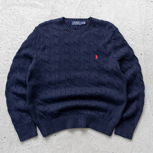Polo Ralph Lauren Cable Knit Sweater - 2000s (L)