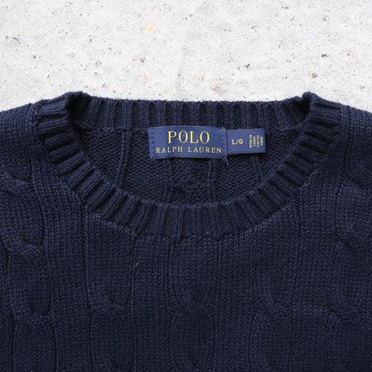 Polo Ralph Lauren Cable Knit Sweater - 2000s (L)