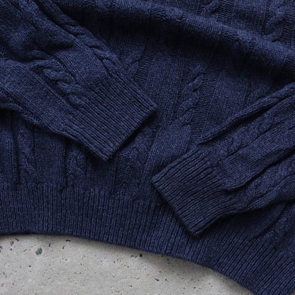 Chaps Ralph Lauren Cable Knit Sweater - 2000s (M)