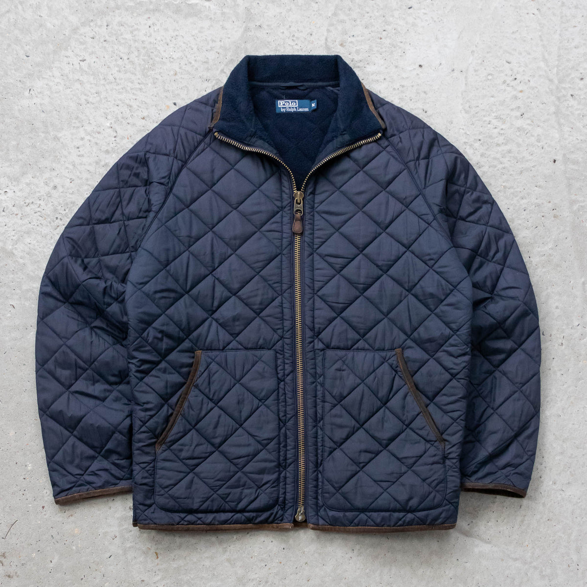 Polo Ralph Lauren Fleece Lined Quilted Jacket - 2000s (M)