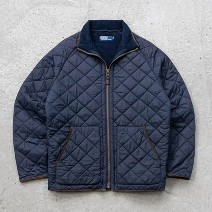 Polo Ralph Lauren Fleece Lined Quilted Jacket - 2000s (M)