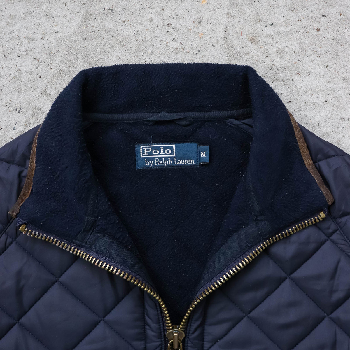 Polo Ralph Lauren Fleece Lined Quilted Jacket - 2000s (M)