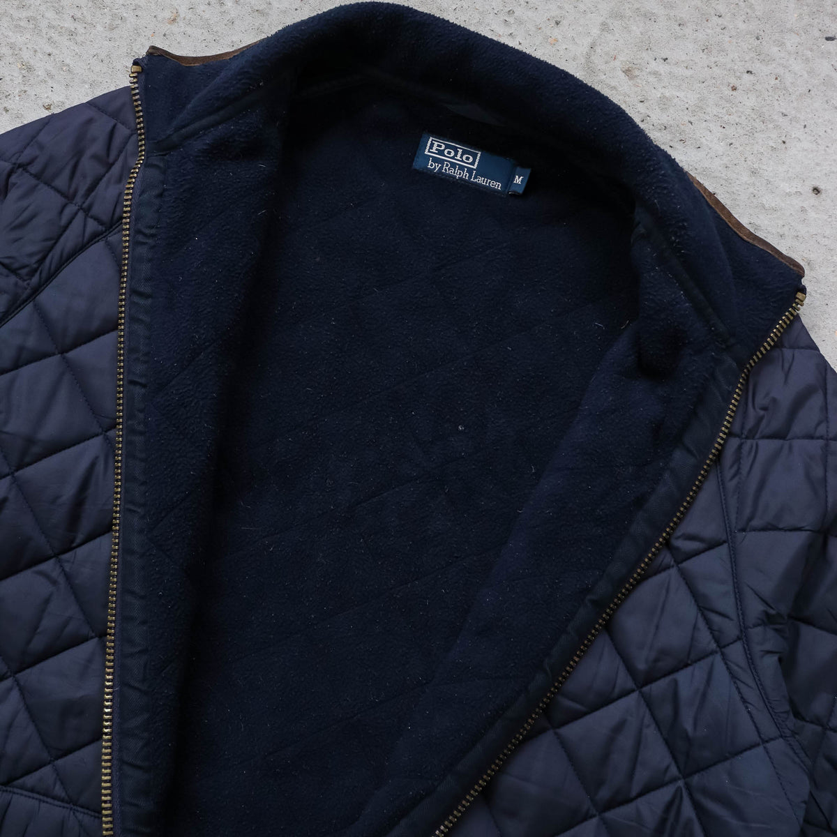 Polo Ralph Lauren Fleece Lined Quilted Jacket - 2000s (M)