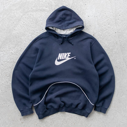 Nike Big Swoosh Piped Hoodie - 2000s (L)