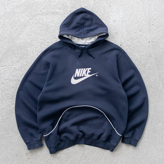 Nike Big Swoosh Piped Hoodie - 2000s (L)
