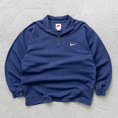 Nike Mini Swoosh 1/4 Zip Sweatshirt - 90s (M)