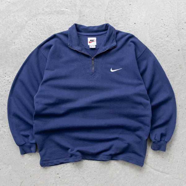Nike Mini Swoosh 1/4 Zip Sweatshirt - 90s (M)