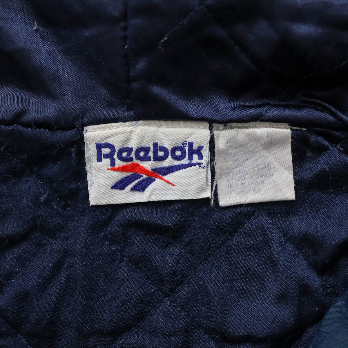 Reebok Big Logo Quilted Jacket - 90s (M)