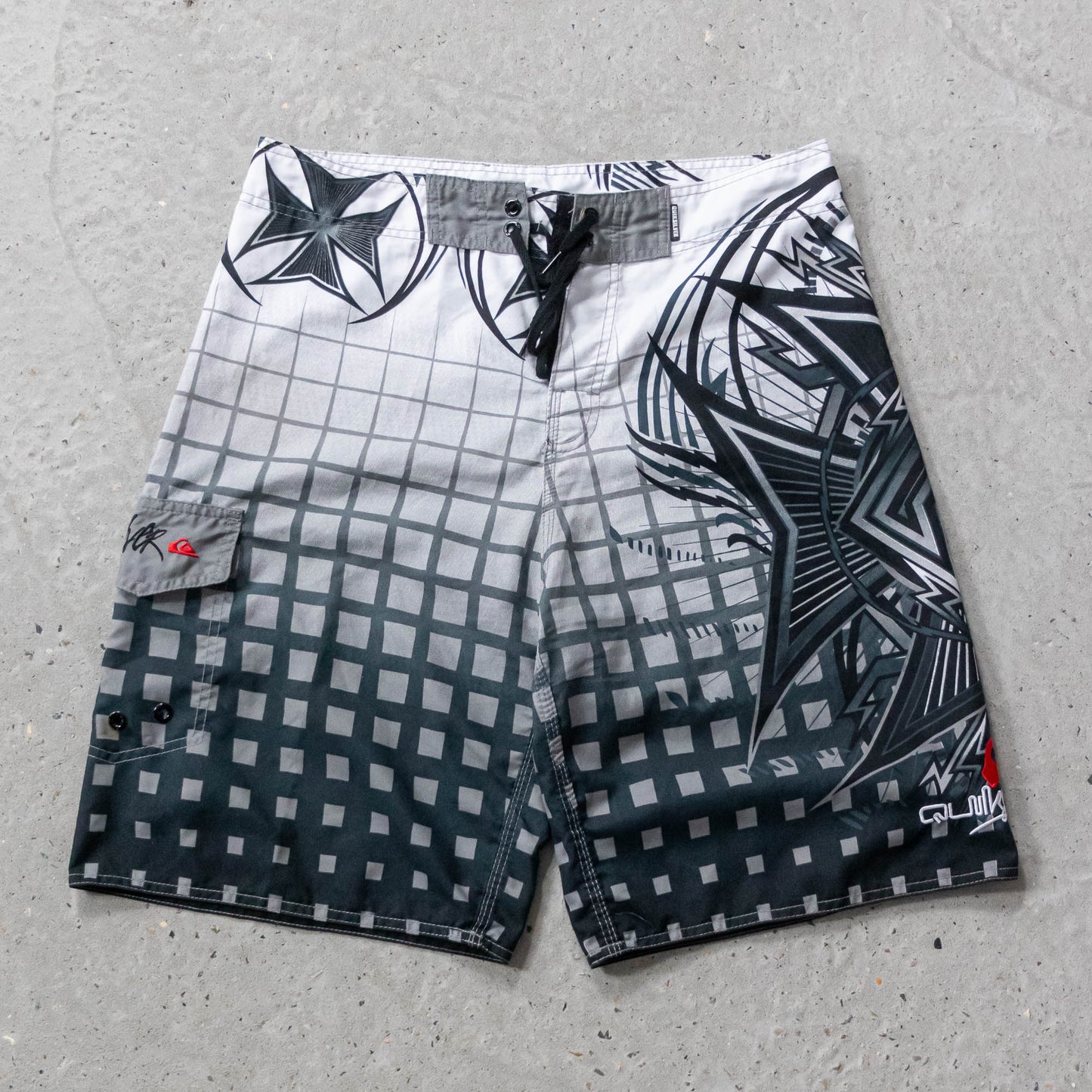 Quiksilver Iron Cross Board Shorts - 2000s (34)