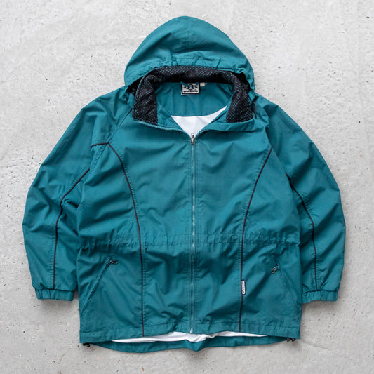 Umbro Hooded Technical Windbreaker Jacket - 90s (L)