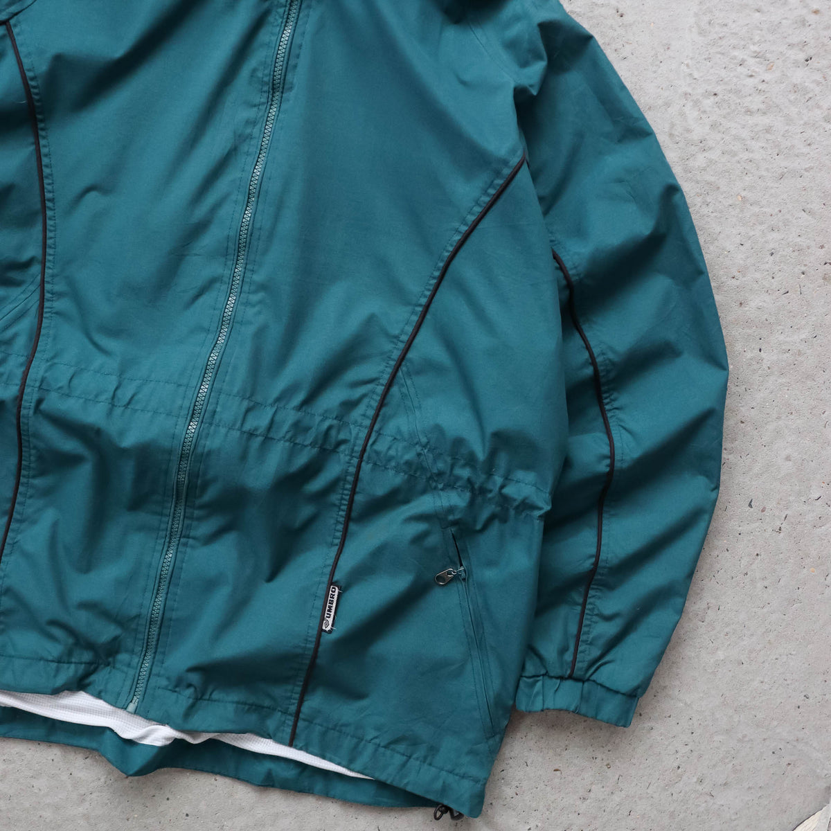 Umbro Hooded Technical Windbreaker Jacket - 90s (L)