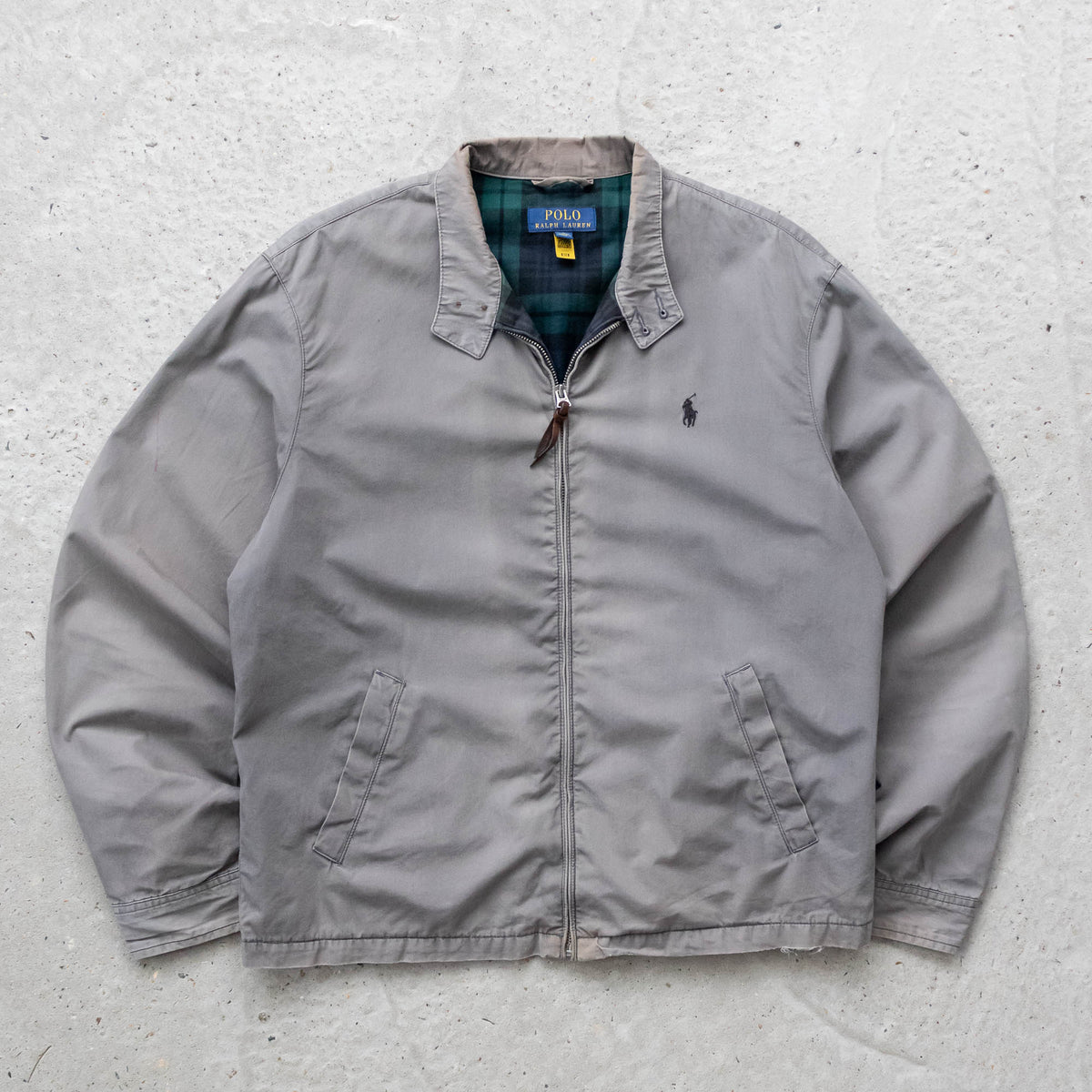 Polo Ralph Lauren Plaid Lined Harrington Jacket - 2000s (M)