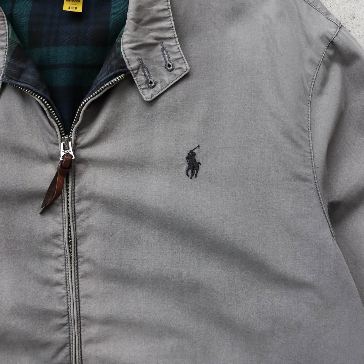 Polo Ralph Lauren Plaid Lined Harrington Jacket - 2000s (M)