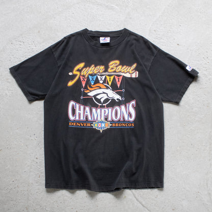 Vintage 1998 Denver Broncos NFL Champions Tee - L