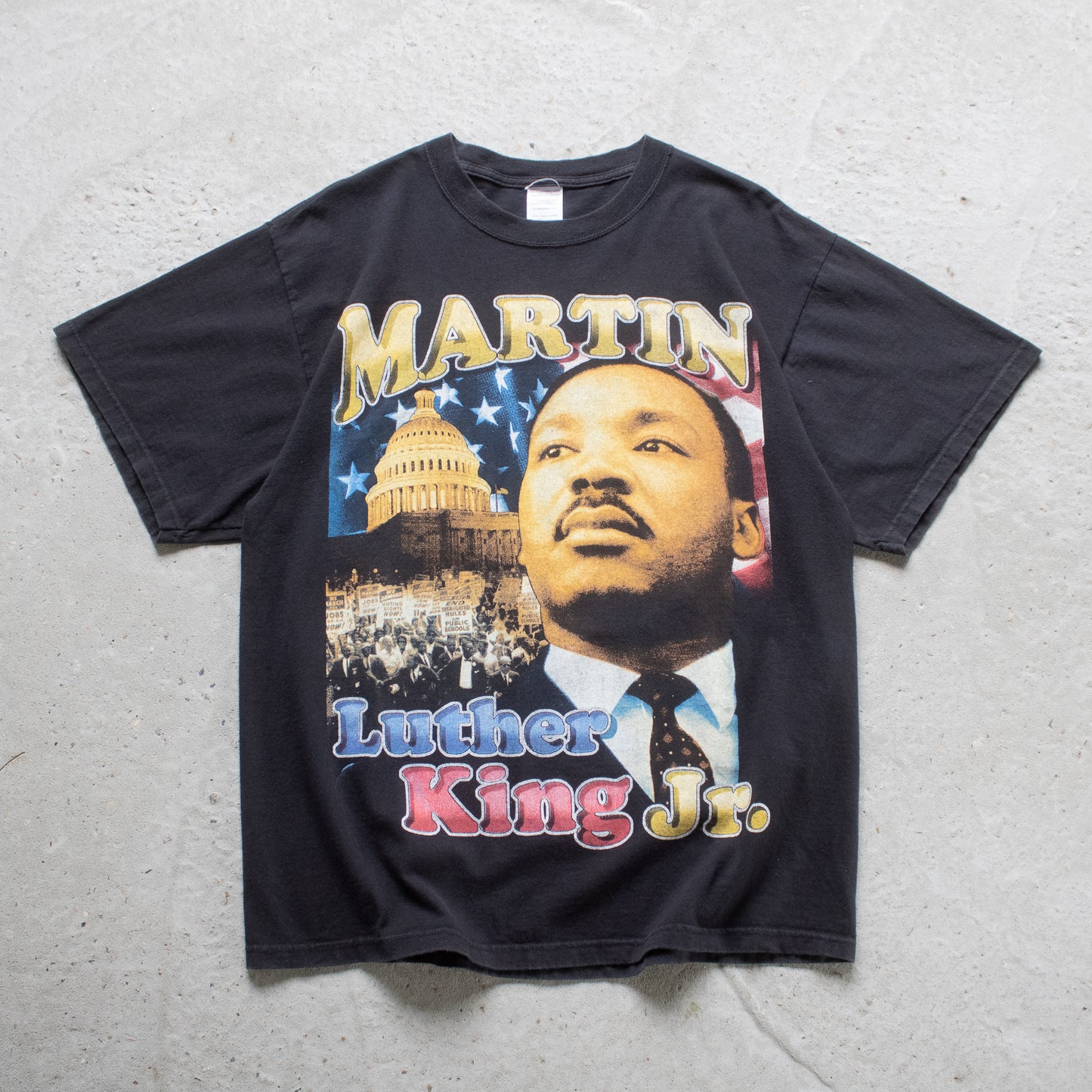 Vintage 90s Martin Luther King Jr Rap Tee - XL