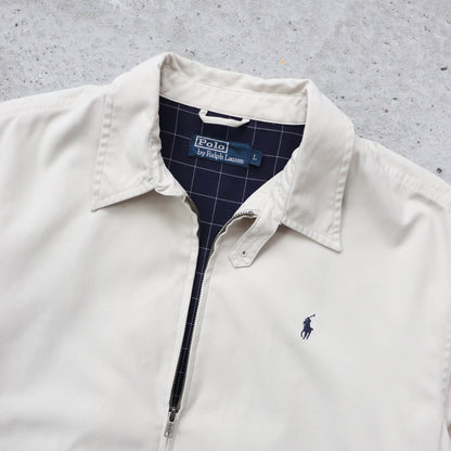 Polo Ralph Lauren Plaid Lined Harrington Jacket - 2000s (L)