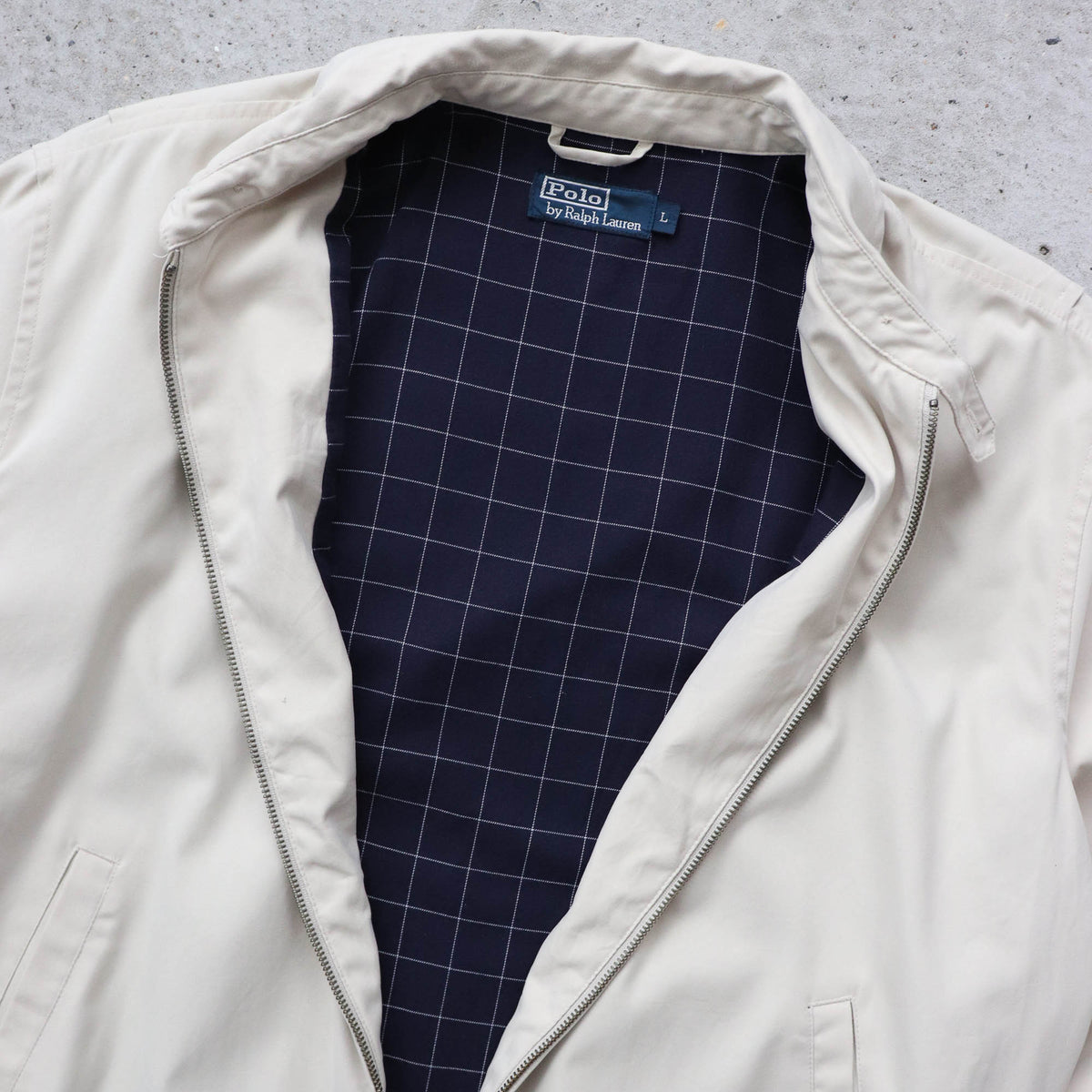 Polo Ralph Lauren Plaid Lined Harrington Jacket - 2000s (L)