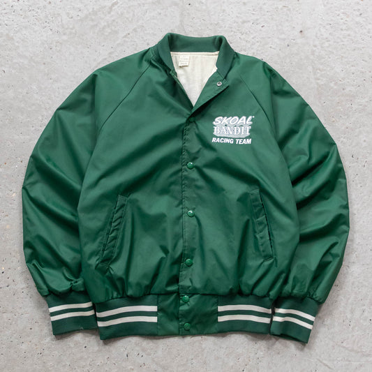 Skoal Bandit Racing Satin Bomber Jacket - 80s (M)