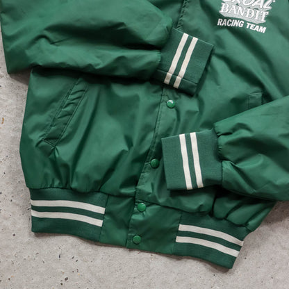 Skoal Bandit Racing Satin Bomber Jacket - 80s (M)