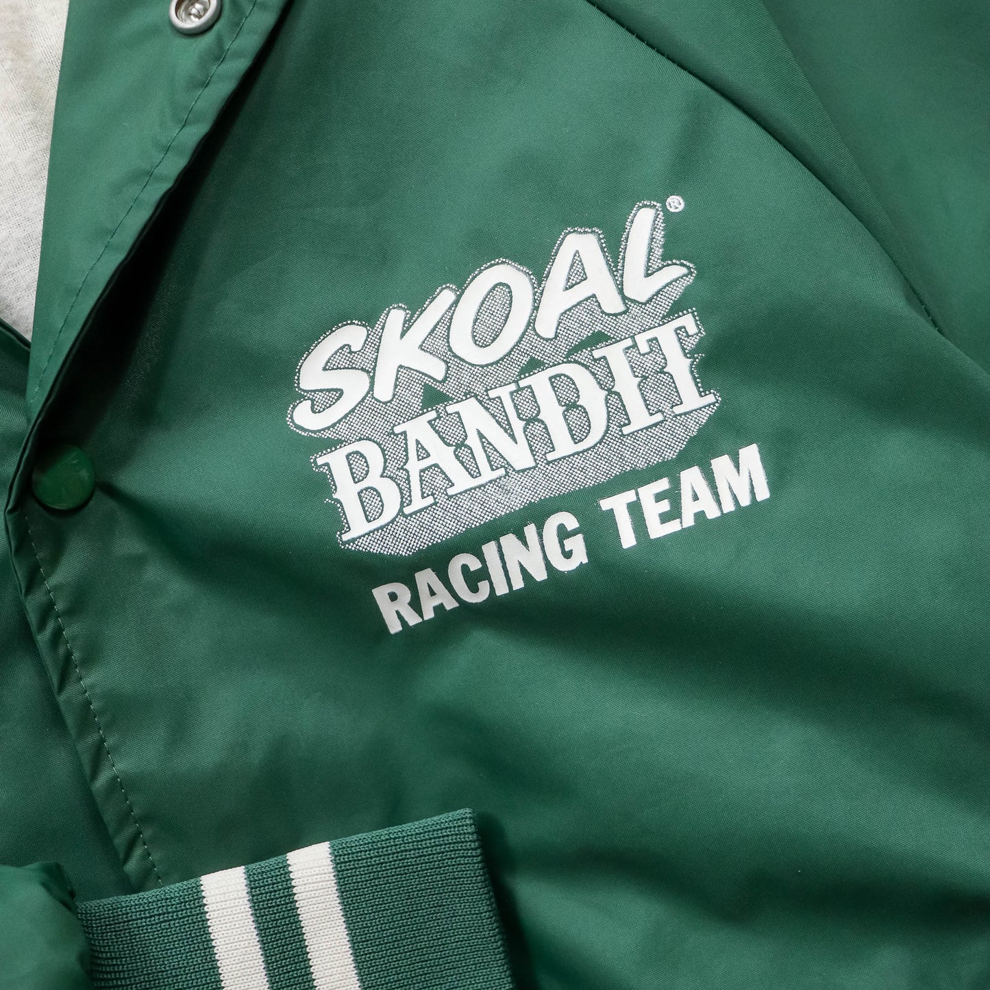 Skoal Bandit Racing Satin Bomber Jacket - 80s (M)