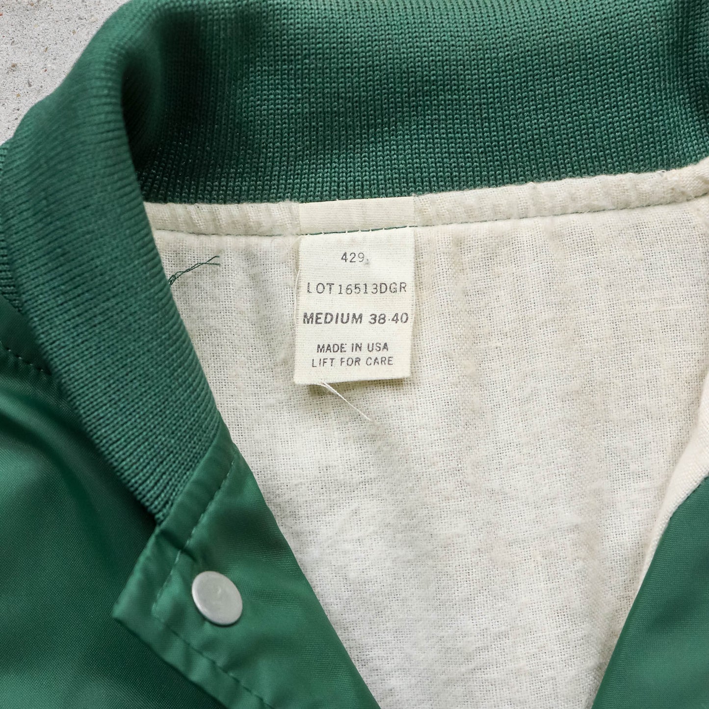 Skoal Bandit Racing Satin Bomber Jacket - 80s (M)