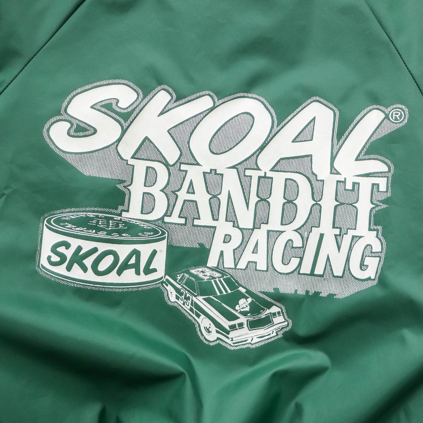 Skoal Bandit Racing Satin Bomber Jacket - 80s (M)