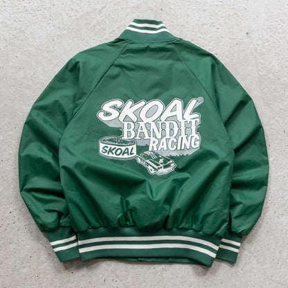 Skoal Bandit Racing Satin Bomber Jacket - 80s (M)