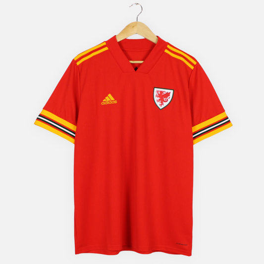 Wales 2020-2021 Home Adidas Jersey - L
