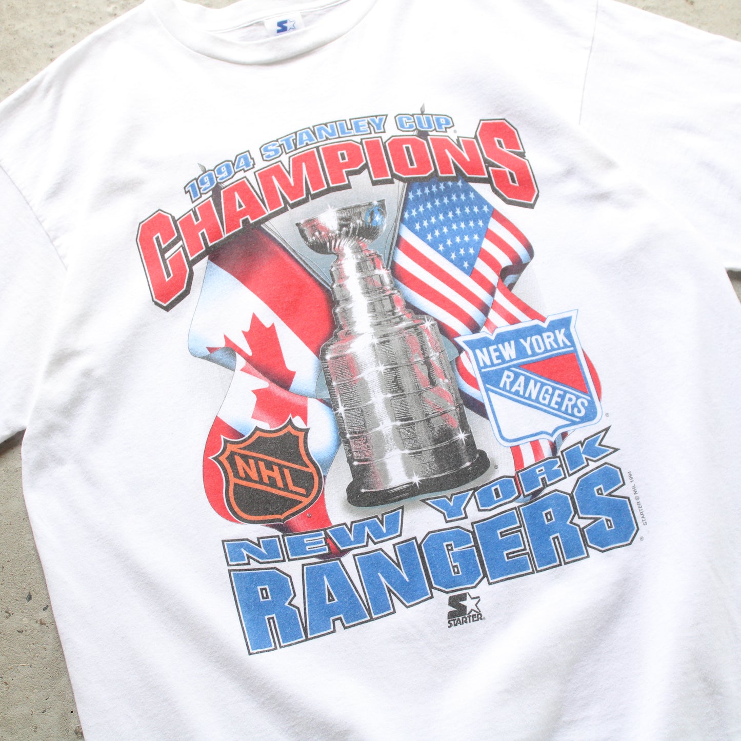 Vintage 1994 New York Rangers NHL Tee - XL