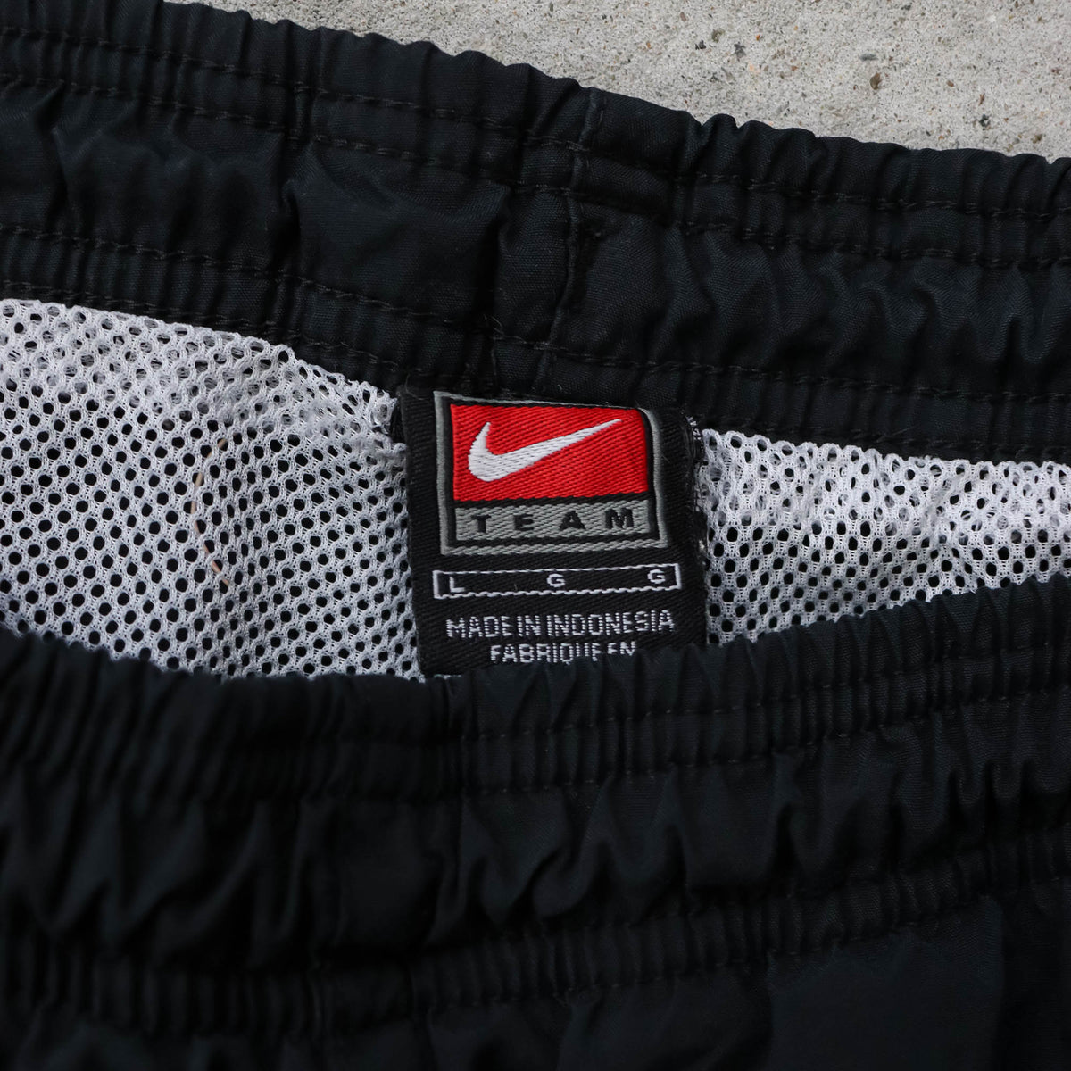 Nike Mini Swoosh Striped Track Pants - 90s (L)
